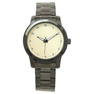  Monogrammed Unisex Oversize Black Bracelet Watch