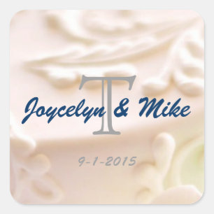 Monogrammed Wedding Stickers & Envelope Seals