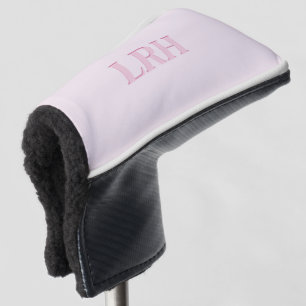 Monogrammed Women’s Pink Golf Putter Cover
