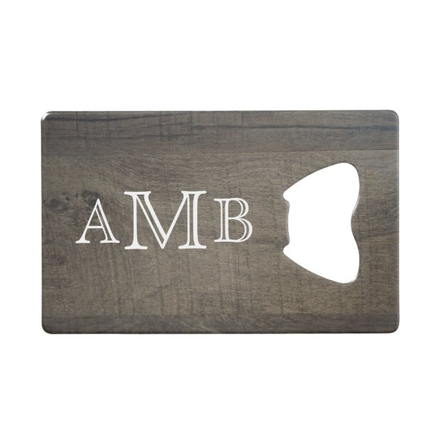 Monogrammed Wood-Look  (Front (Horizontal))