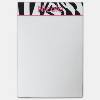 Monogrammed Zebra | Post-it® Notes