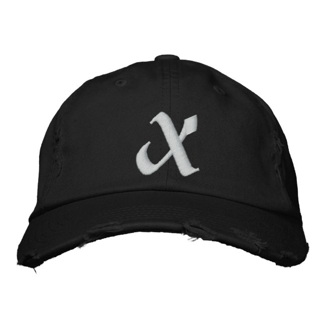 MONOGRAMS EMBROIDERED HAT (Front)