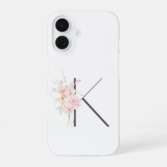 Monograms iPhone 16 Case (Back)