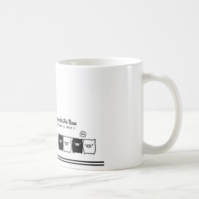 monokuroboo mug (Right)