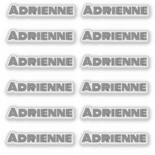 Monoline Big Letters Personalised Name