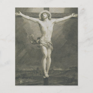 Monomatic Crucifixion Minimalist Art