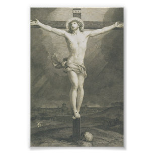 Monomatic Crucifixion Minimalist Art Photo Print