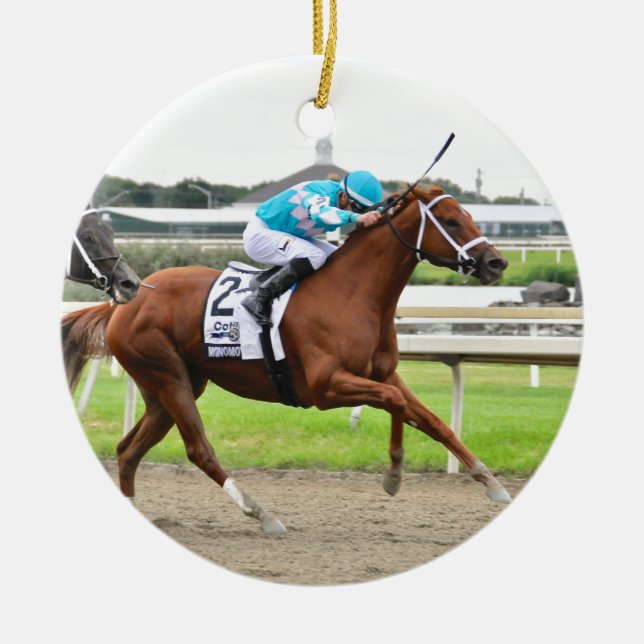 Monomoy Girl Ceramic Tree Decoration (Front)