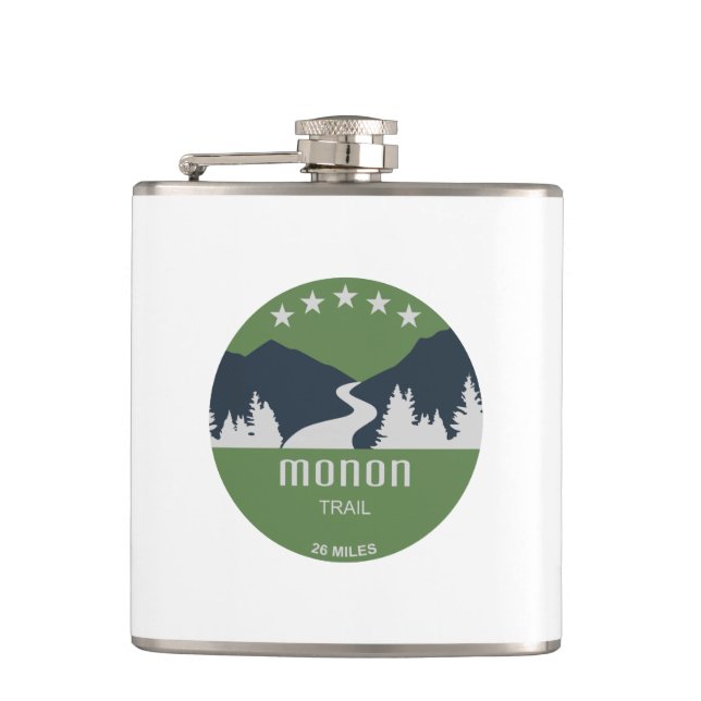 Monon Trail Hip Flask (Front)