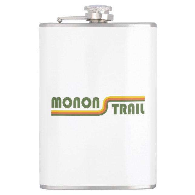 Monon Trail Indiana Hip Flask (Front)