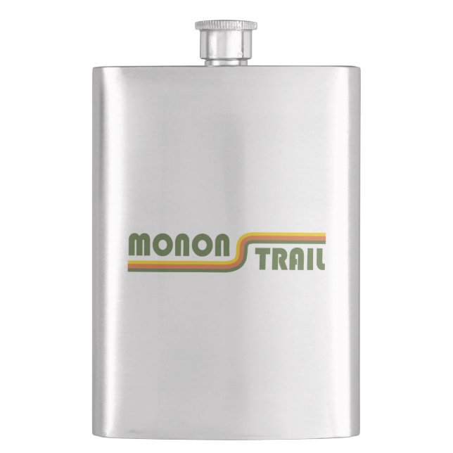Monon Trail Indiana Hip Flask (Front)