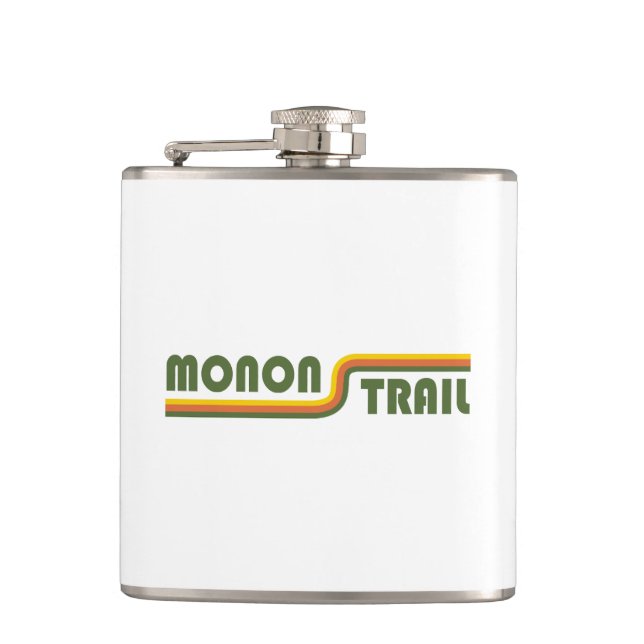 Monon Trail Indiana Hip Flask (Front)