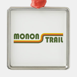 Monon Trail Indiana Metal Tree Decoration