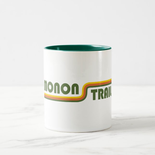 Monon Trail Indiana Two-Tone Coffee Mug (Center)