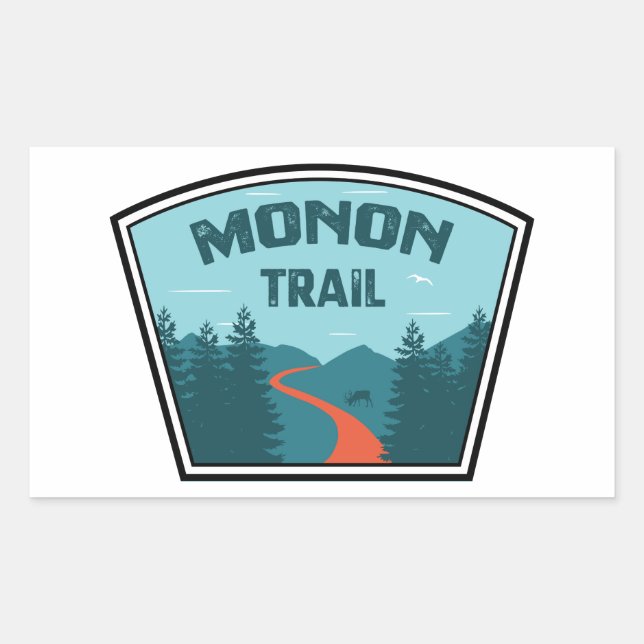 Monon Trail Rectangular Sticker (Front)