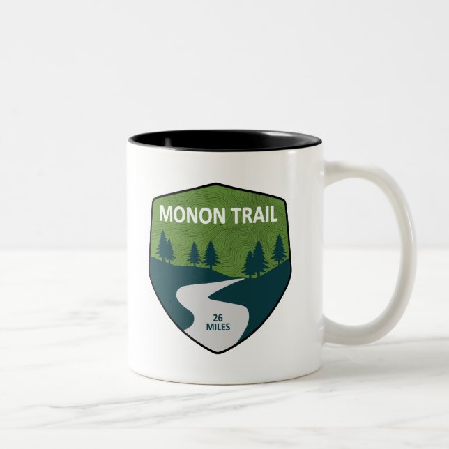 Monon Trail Two-Tone Coffee Mug (Right)