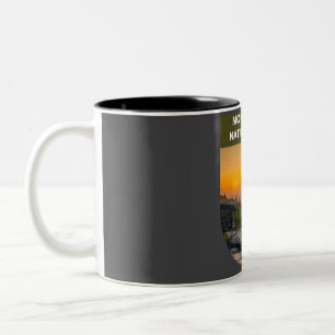 Monongahela National Forest - Sunrise - West Virgi Two-Tone Coffee Mug