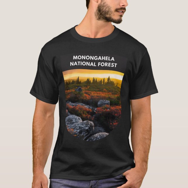 Monongahela National Forest the Dolly Sods Wildern T-Shirt (Front)