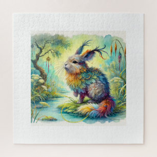 Mononykus in Nature 100924AREF140 - Watercolor Jigsaw Puzzle