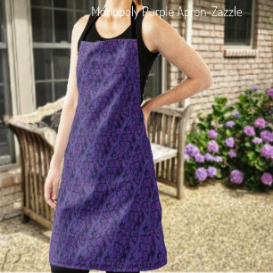 Monopoly Purple   Apron