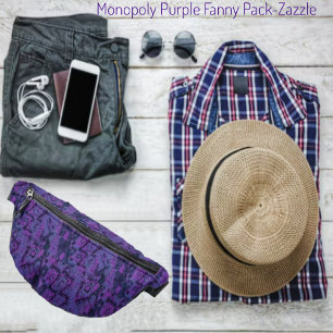 Monopoly Purple  Bum Bags