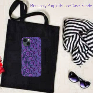 Monopoly Purple iPhone 13 Case