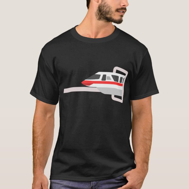 Monorail Red T-Shirt (Front)