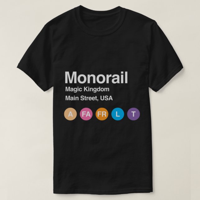 Monorail Subway Classic T-Shirt (Design Front)