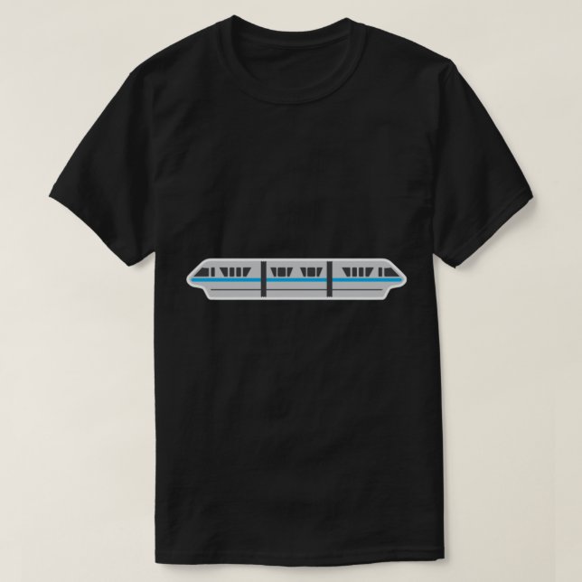 MONORAIL - TEAL Essential T-Shirt (Design Front)