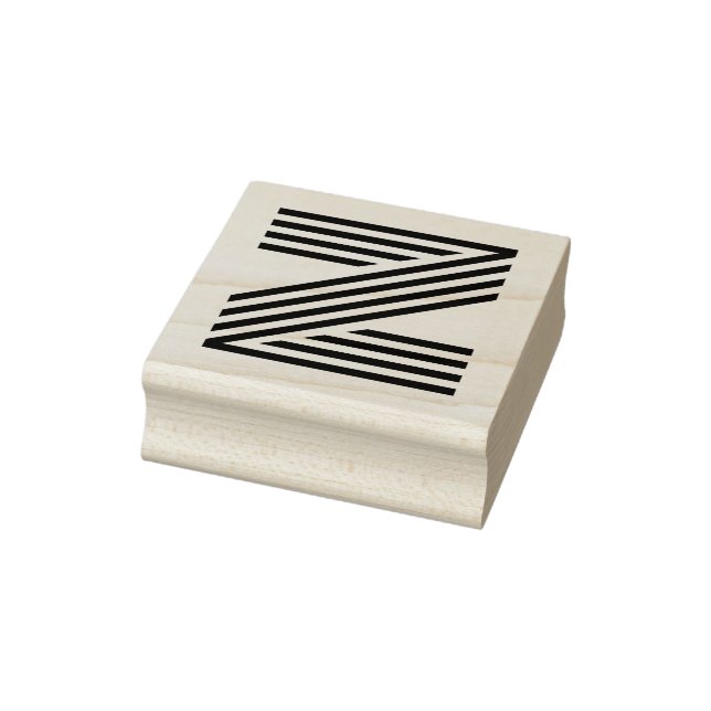 Monoton Letter Z Rubber Stamp (Stamp)