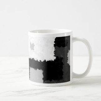 Monotone in Grey, Black & White Coffee Mug