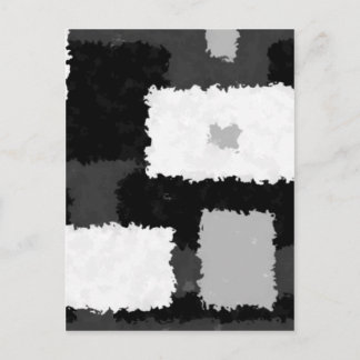 Monotone in Grey, Black & White Postcard