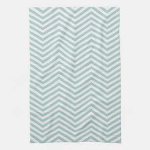MonoZag Soft Aqua Tea Towel
