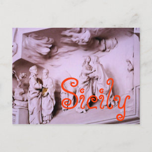 Monreale cathedral Sicily Italy postcard