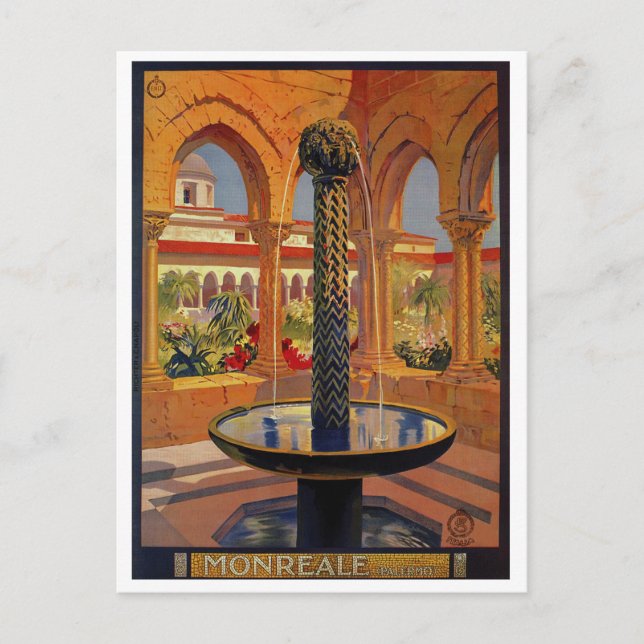 Monreale, Sicily, Italy Postcard (Front)