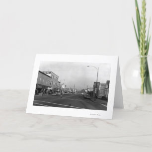Monroe, WA - Downtown Street Scene Card