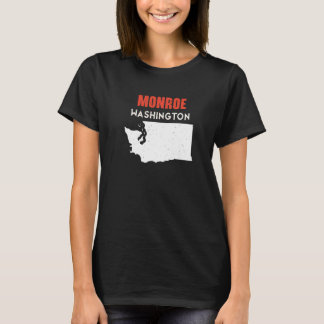 Monroe Washington USA State America Travel Washing T-Shirt