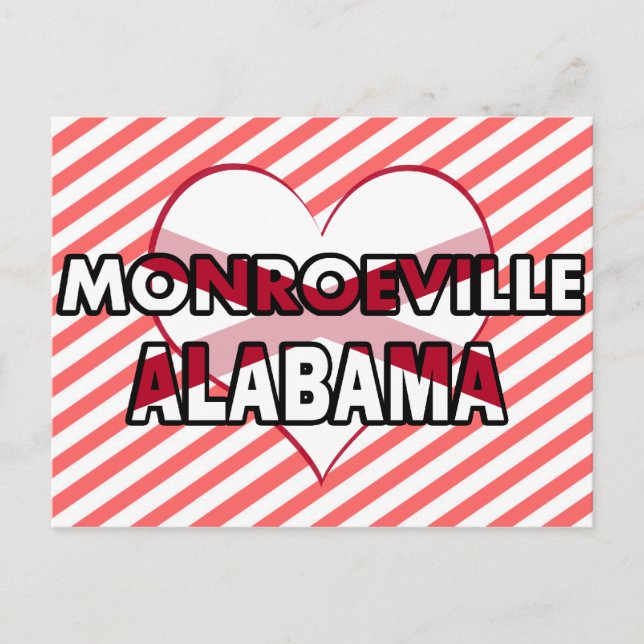 Monroeville, Alabama Postcard (Front)