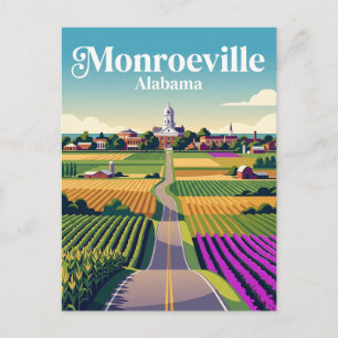 Monroeville USA Postcard