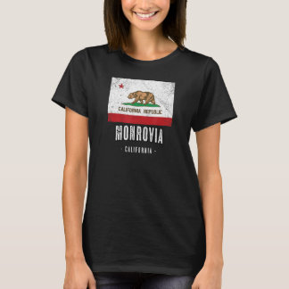 Monrovia - California Cali City Souvenir - Ca Flag T-Shirt
