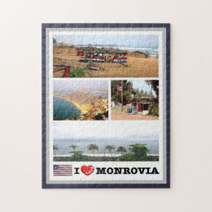 Monrovia - Liberia - I Love - Jigsaw Puzzle