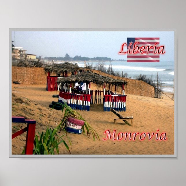 Monrovia - Liberia - Panorama - Poster (Front)