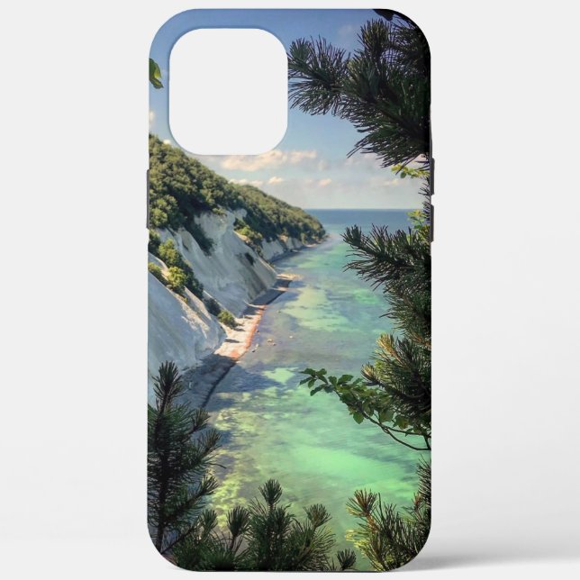 Møns Klint Denmark stylised (all phones) Case-Mate iPhone Case (Back)