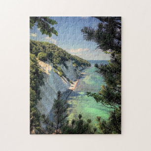 Møns Klint Denmark stylised Jigsaw Puzzle
