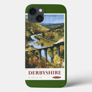 Monsal Dale, Train and Viaduct British Rail iPhone 13 Case