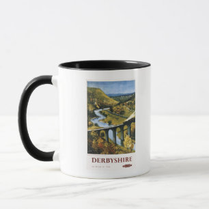 Monsal Dale, Train and Viaduct British Rail Mug
