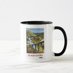 Monsal Dale, Train and Viaduct British Rail Mug