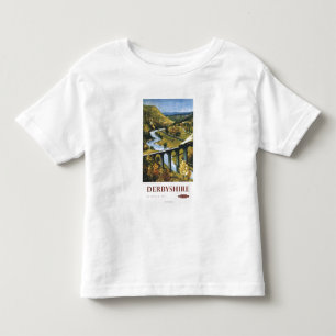 Monsal Dale, Train and Viaduct British Rail Toddler T-Shirt