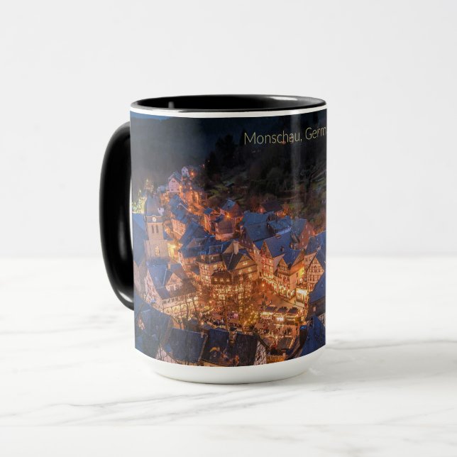 Monschau, Germany - festive season, Mug (Front Left)