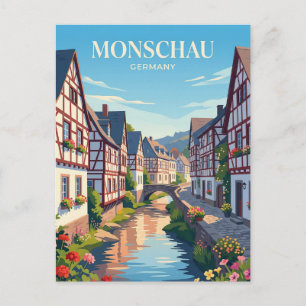 Monschau Germany Postcard